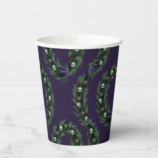 Skull Wreath 紙コップ (左)