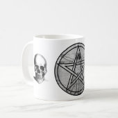 skulla、skulla、Picture1 コーヒーマグカップ (正面左)