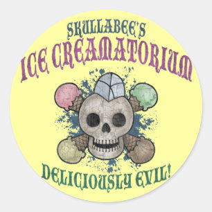 Skullabeeの氷Creamatorium ラウンドシール