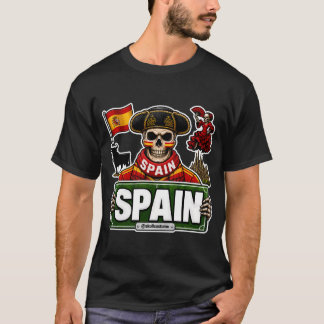 SkullCostume Edicion Mundial: España Tシャツ