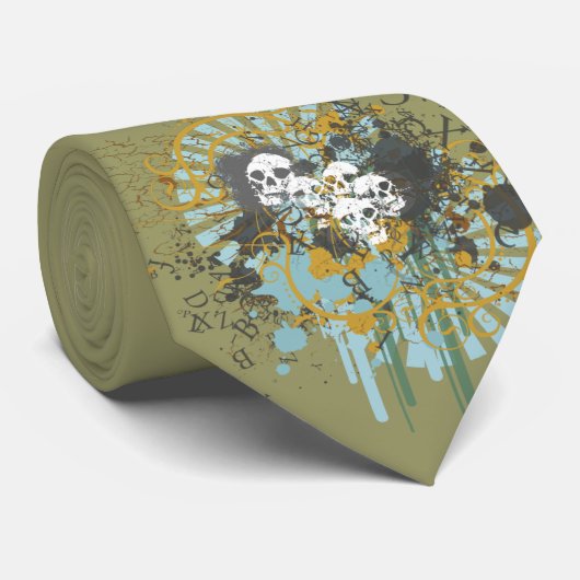 Skulledelicのタイ ネクタイ (ロール)