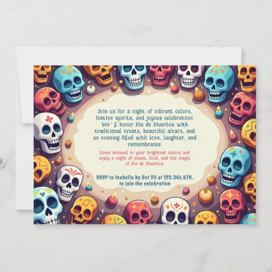 💀 Skullfetti Bash 招待状 (裏面)