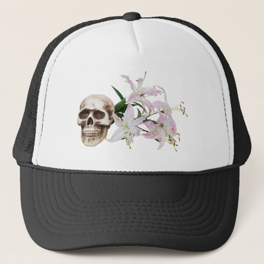SkullFlowers051409 キャップ (正面)