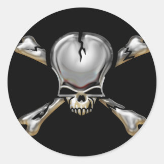SkullnBonezX ラウンドシール