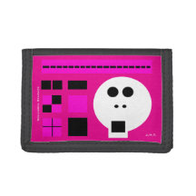 Skullnskin Graphics - スカルコード - 財布 : ピンク