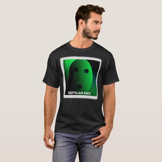 Skullnskin Graphics - Reptilian Race Tシャツ (正面フル)