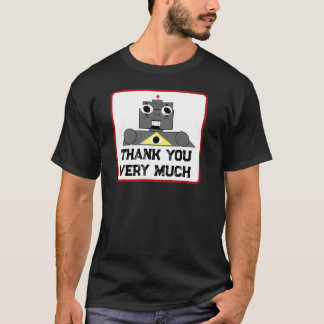 Skullnskin Graphics "Roboto" Tシャツ