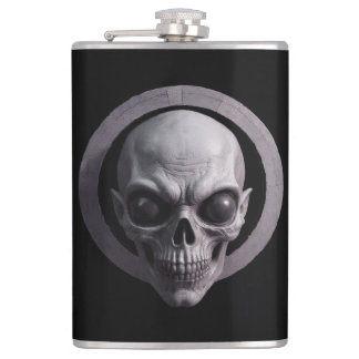 Skullnskin / J. H. Thorntonによるダークユーモアフラスコ フラスク