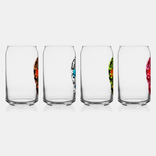 Skulls ガラス缶 (右)