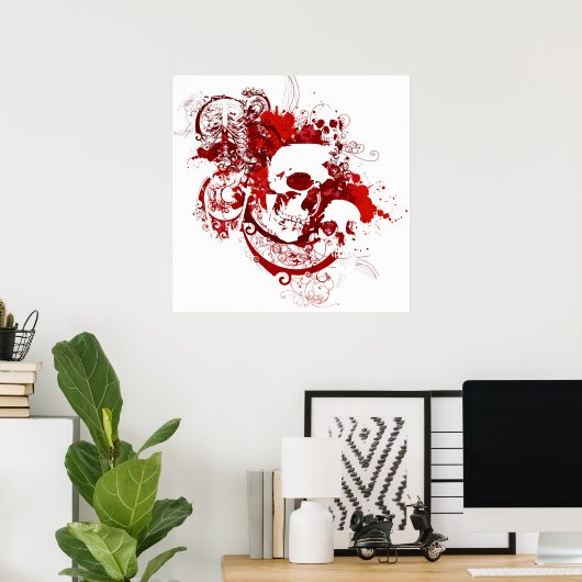 skulls ポスター (ホームオフィス)