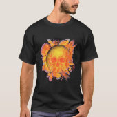 Skulls and Blooms Rustic Tシャツ (正面)