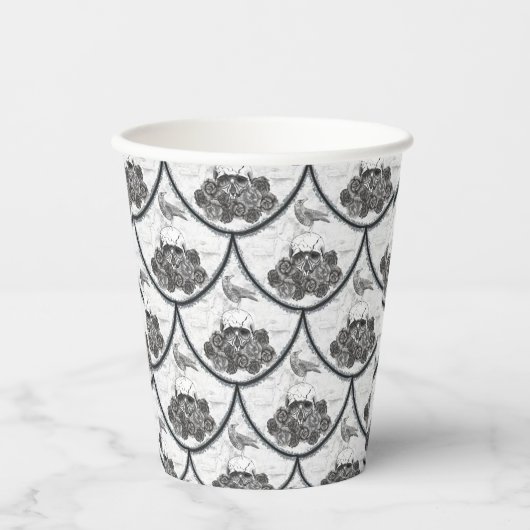 Skulls and Crows Paper Cups 紙コップ (正面)