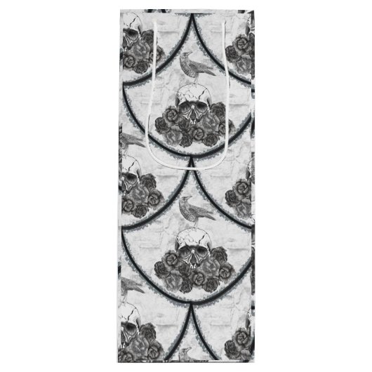 Skulls and Crows Wine Gift Bag ワインギフトバッグ (正面)