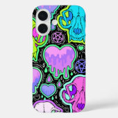 Skulls and hearts Case-Mate iPhoneケース (裏面)