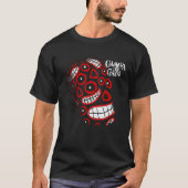 Skulls and mouths tシャツ (正面)