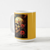 Skulls and Roses コーヒーマグカップ (正面左)