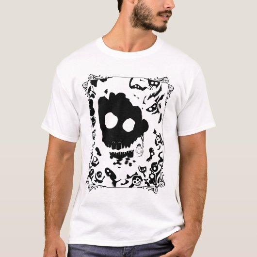 skulls_black tシャツ (正面)