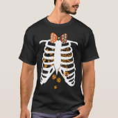 Skulls Bow Tie Skeleton Xray Rib Cage  Kids Adults Tシャツ (正面)