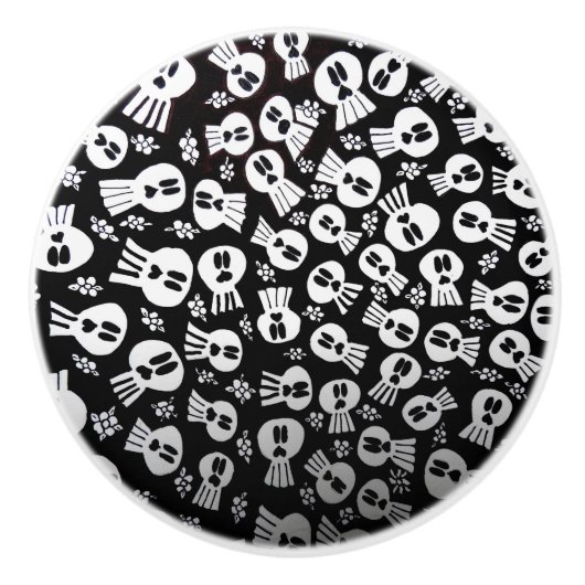 Skulls-ceramic pull drawer セラミックノブ (正面)