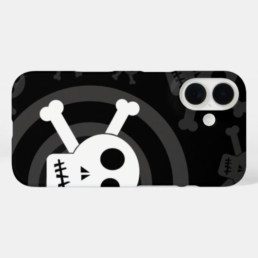 =[ Skulls & Crossbones ]=  Case-Mate iPhoneケース (裏面 (横))