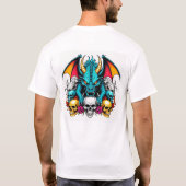 Skulls & Dragons Tシャツ (裏面)