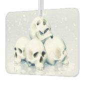 Skulls in the snow  カーエアーフレッシュナー (左)