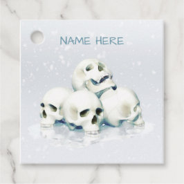 Skulls in the snow. Personalized フェイバータグ