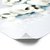 Skulls in the snow. Personalized フォトプリント (角)
