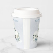 Skulls in the snow. Personalized 紙コップ (右)