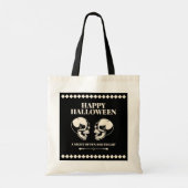 Skulls Laughing Halloween トートバッグ (裏面)
