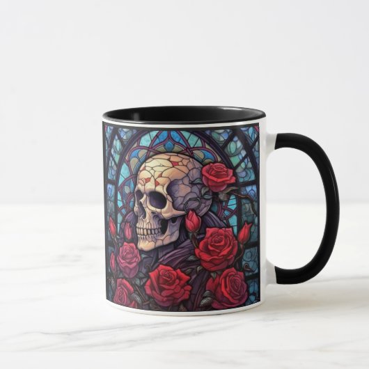 Skulls Looking Inward Coffee Mug マグカップ (右)