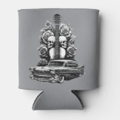 Skulls, Roses & Lowrider Art Can Cooler 缶クーラー (正面)