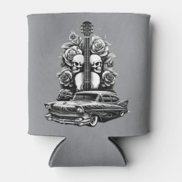 Skulls, Roses & Lowrider Art Can Cooler 缶クーラー