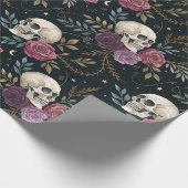 Skulls & Roses Wrapping Paper ラッピングペーパー (角)