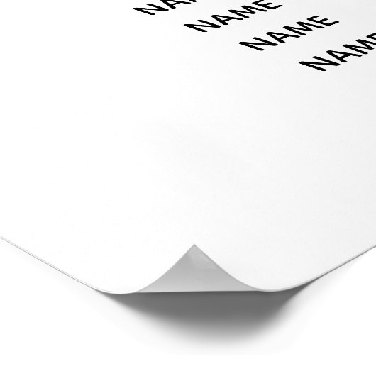 Skulls Seating Chart ポスター (角)