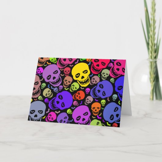 Skulls'n'Batsの挨拶状 カード (正面)