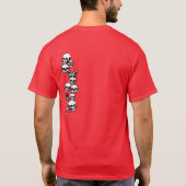 SkullsTワイシャツ2side Tシャツ (裏面)