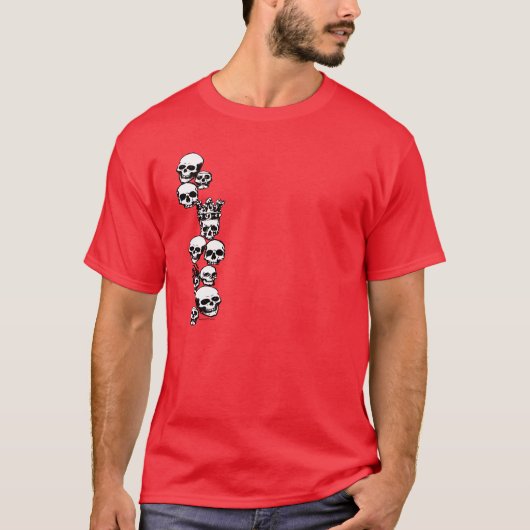 SkullsTワイシャツ2side Tシャツ (正面)