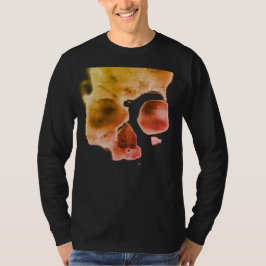 Skullyの上のおもしろい Tシャツ