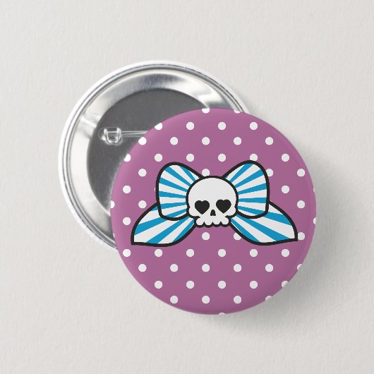 Skullyの弓 缶バッジ (正面&裏面)