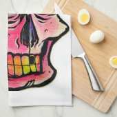 SKULLY キッチンタオル (四つ折り)