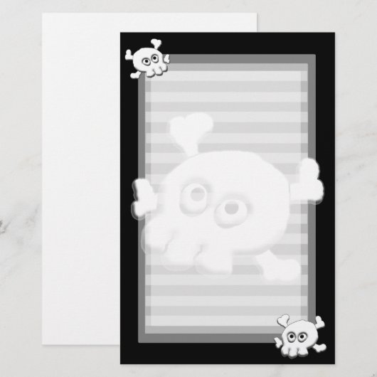 Skully 便箋 (正面/裏面)