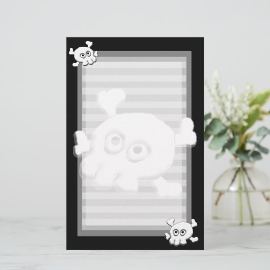 Skully 便箋 (スタンド正面)