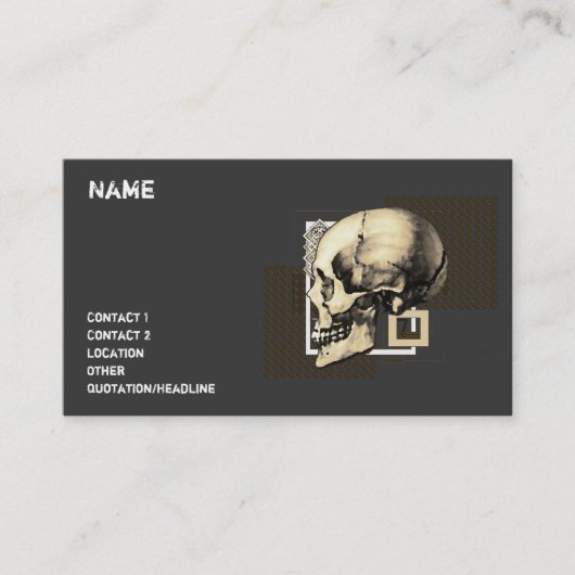 Skully 名刺 (正面)