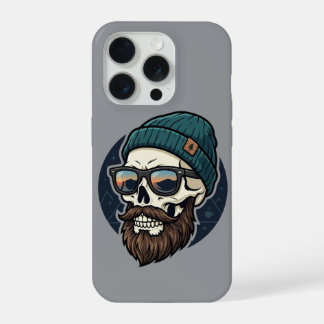 Skully beanie hipster. iPhone 15 proケース