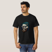Skully beanie hipster. tシャツ (正面フル)