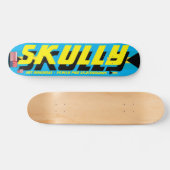 SKULLY JMT セントルシア 7 3/4インチ スケートボードデッキ (横)