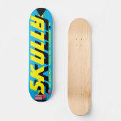 SKULLY JMT セントルシア 7 3/4インチ スケートボードデッキ (正面)