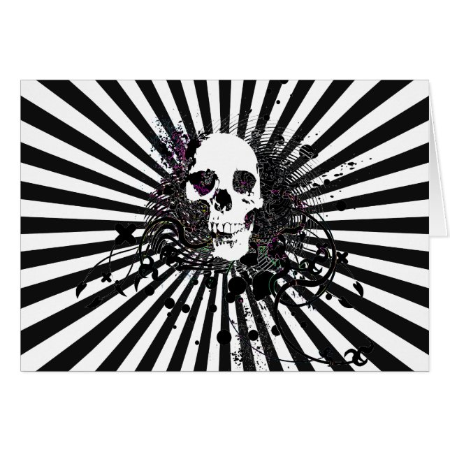 skullz。まっすぐねじれた矢印。 (正面横)
