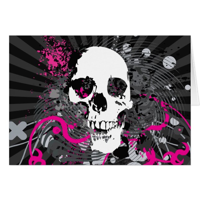 skullz。まっすぐねじれた矢印。 (正面横)